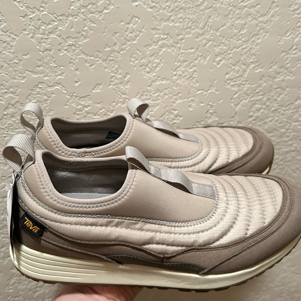 Teva Beige and Brown Athletic Shoes